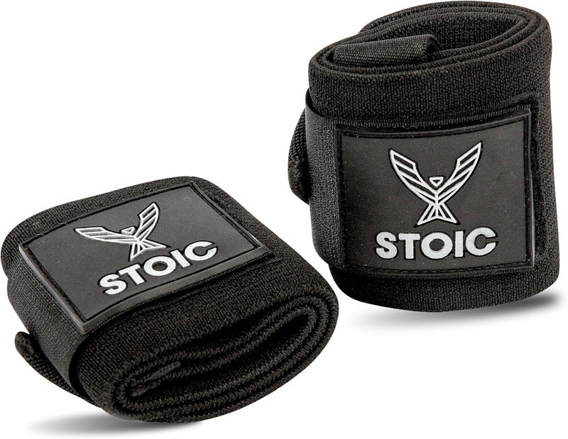 Stoic Wrist Wraps Weightlifting, Powerlifting, Cross Training, Bodybuilding with Thumb Loop. for Gym Workout, Men and Women Weight Lifting and Strength Training - Image 5